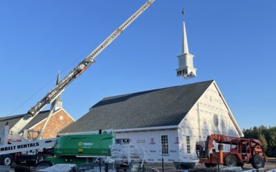 Hillcrest Baptist Church Steeple Installation